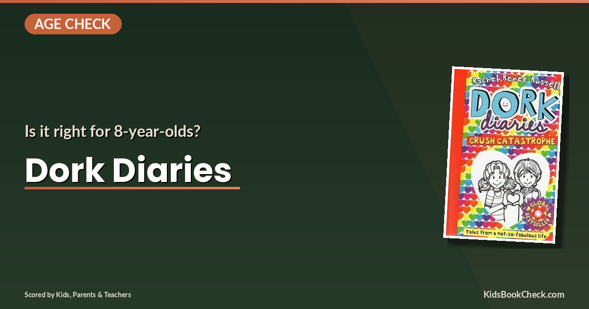 Dork Diaries book with age-appropriate reading guide for parents
